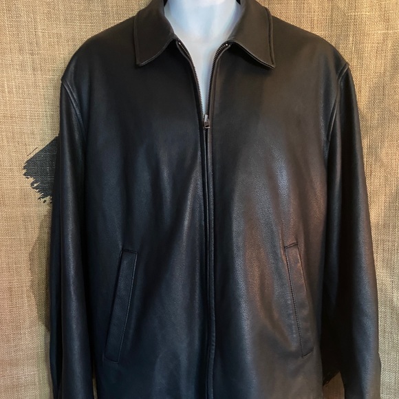 Brooks Brothers Other - Brooks Brothers 346 black soft leather jacket